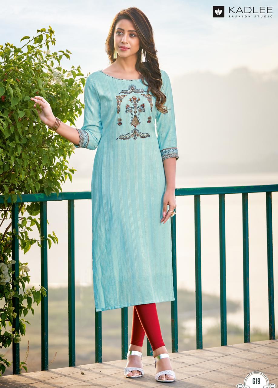 Kadlee Kashish 3 New Ethnic Wear Rayon Designer Kurti Collection